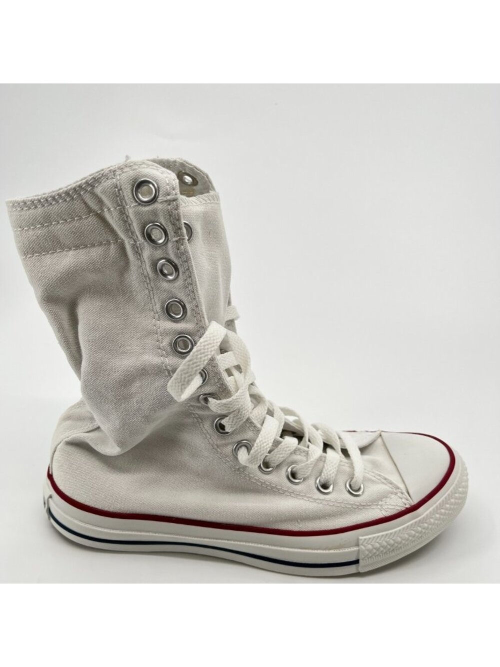 Converse Chuck Taylor All Star Hi Womens Size 8 White Athletic Shoes Sneakers
